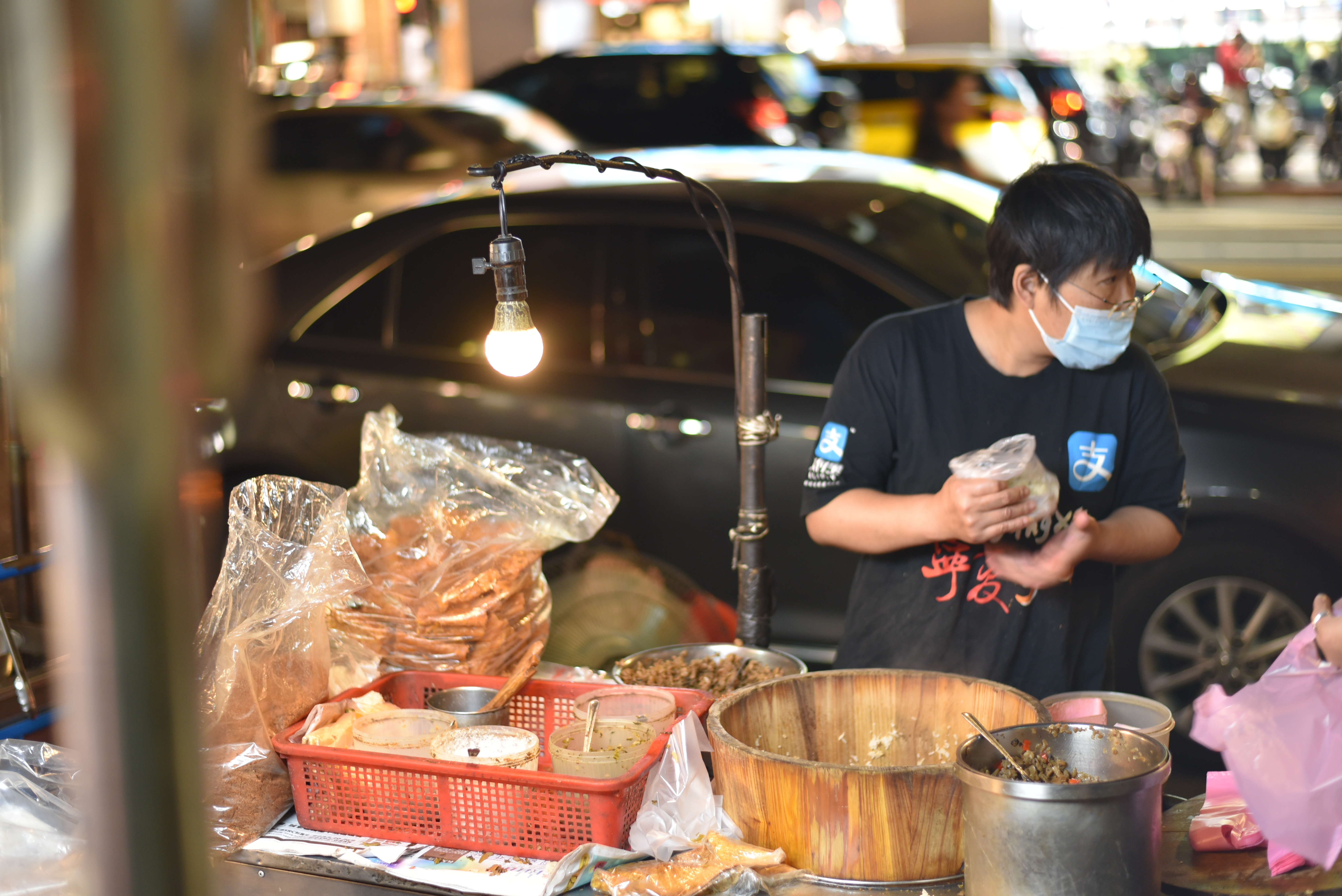 寧夏夜市 阿婆飯糰 台湾おにぎり